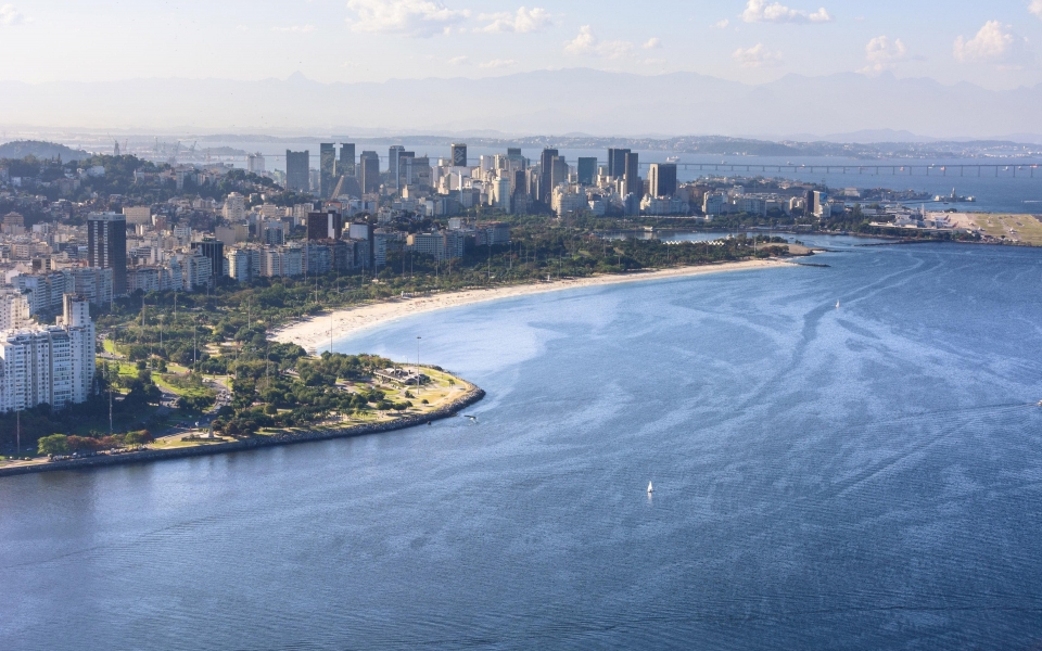 Download Rio de Janeiro Coastline Stunning HD Wallpaper of a Dream Home by the Beach wallpaper