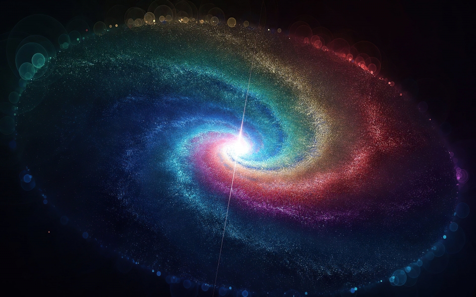 Download Sci-Fi Galaxy Colors HD Wallpaper for macbook wallpaper