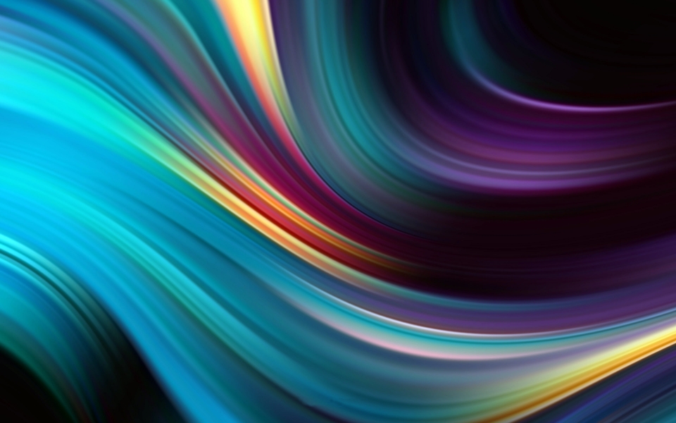 Download Abstract 3D Wave Colorful Design HD Wallpaper wallpaper