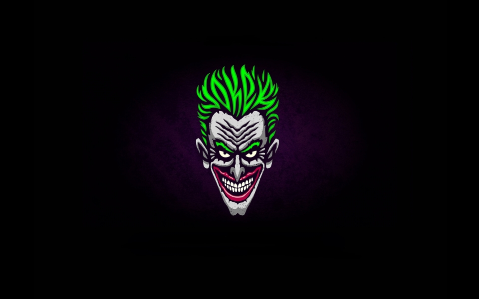 Download Joker Minimalist Logo HD Wallpaper for home screen wallpaper