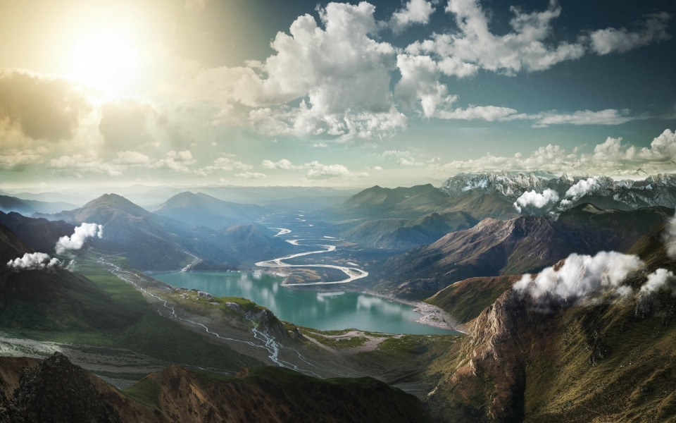 Download Nature Landscape Ultra HD Wallpaper Mountains, Scenery wallpaper