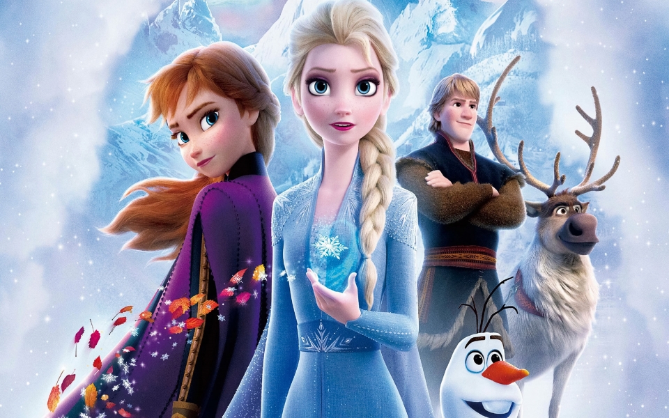 Download Enchanting Journey Frozen 2 Animation Movie Poster HD Wallpaper wallpaper