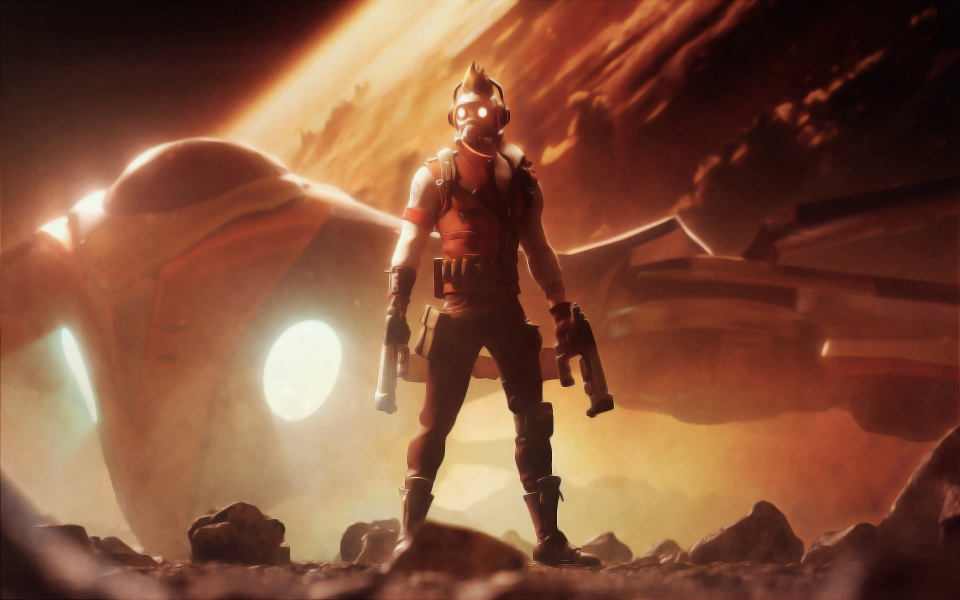 Download Interstellar Hero Star-Lord from Fortnite HD Wallpaper wallpaper