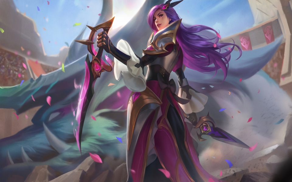 Download League of Legends Katarina Du Couteau The Sinister Blade HD Wallpaper wallpaper