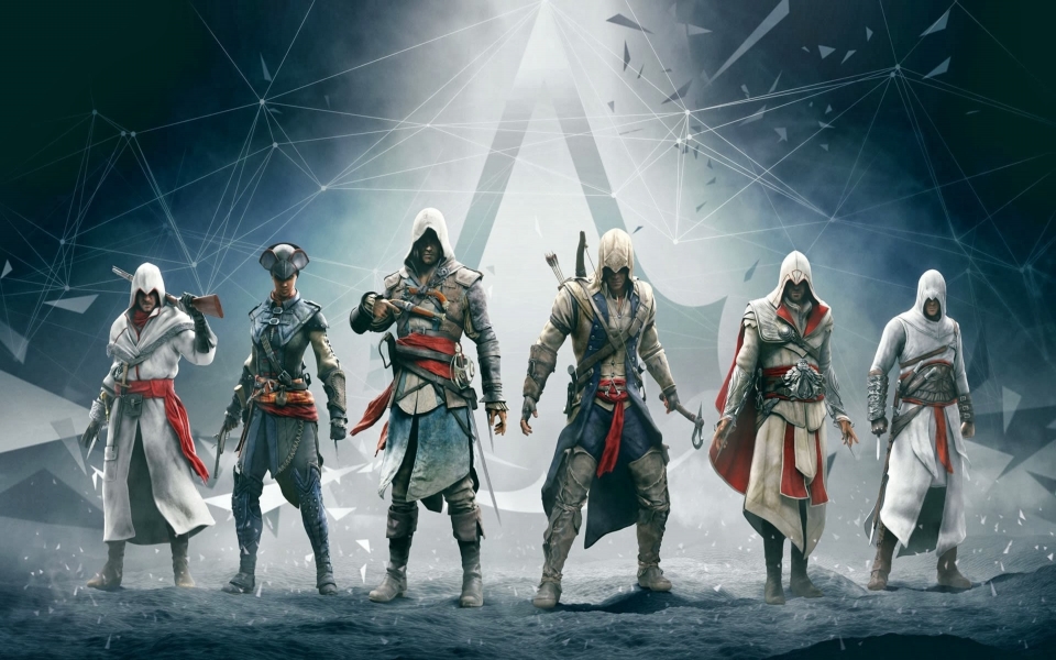 Download Legendary Assassins of the Creed Altair Ezio Connor Edward HD Wallpaper wallpaper