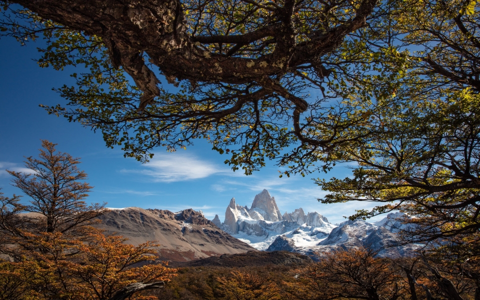 Download Majestic Mount Fitz: Nature's Grandeur in HD Wallpaper wallpaper