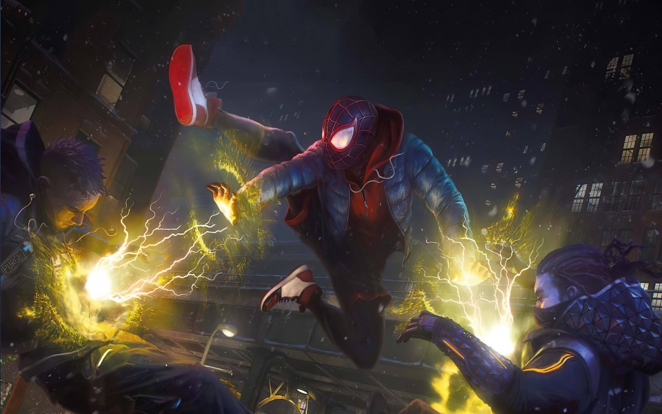 Download Marvel's Spider-Man: Miles Morales  PS5 HD Wallpaper wallpaper