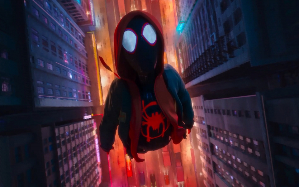 Download Miles Morales in Spider-Man Into the Spider-Verse HD Wallpaper wallpaper