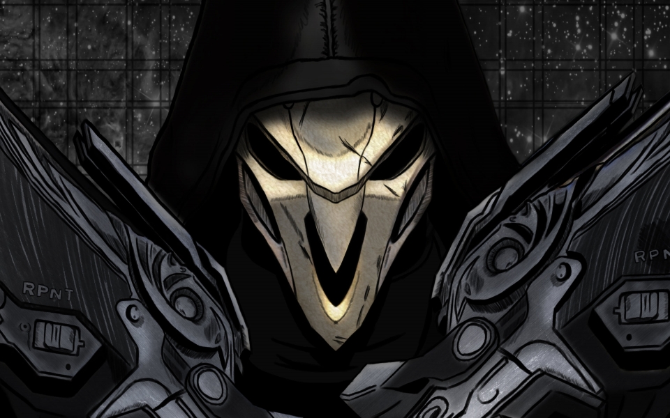 Download Overwatch Reaper Gaming Adventure in HD Wallpaper wallpaper