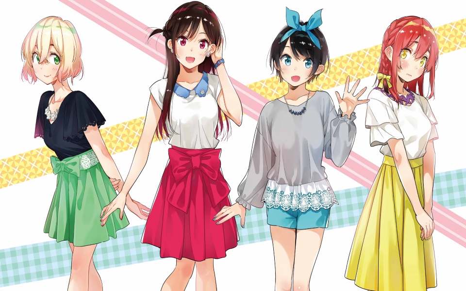 Download Rent-A-Girlfriend Anime HD Wallpaper for macbook wallpaper