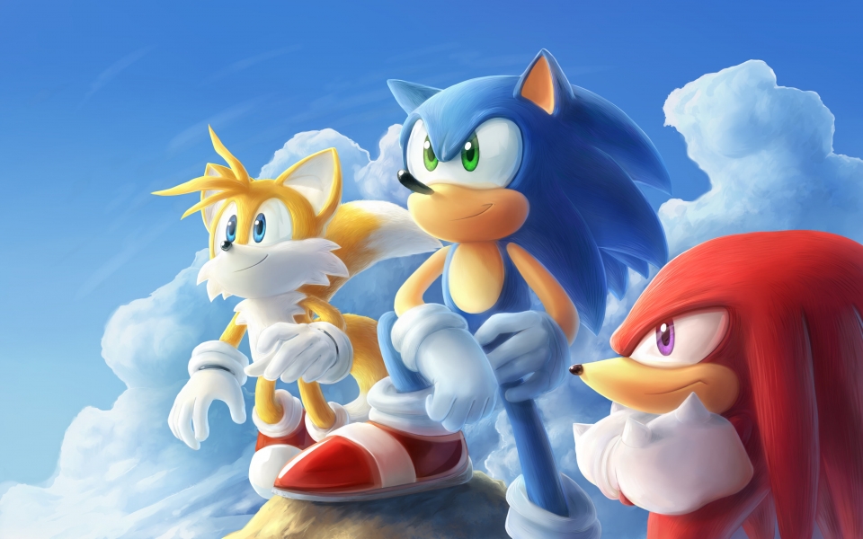 Download Sonic the Hedgehog and Friends HD Wallpaper Speed into Adventure wallpaper