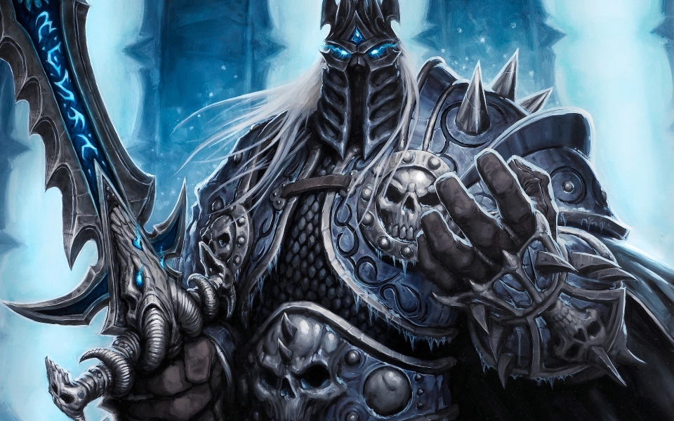 Download The Lich King Majestic Art from World of Warcraft HD Wallpaper wallpaper