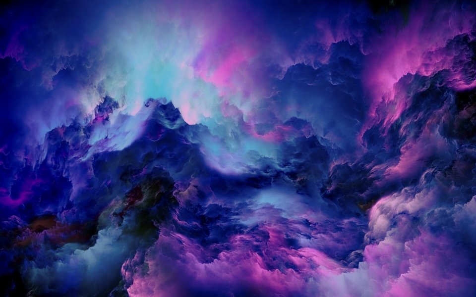 Download Clouds Performing Abstract Captivating Digital Art HD Wallpaper wallpaper