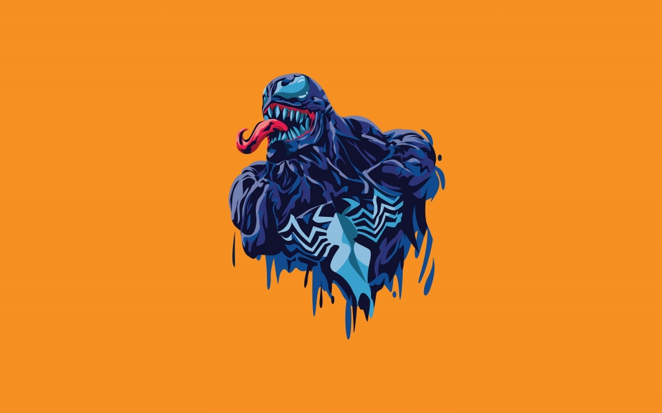 Download Dark and thrilling world of Venom HD Wallpaper wallpaper