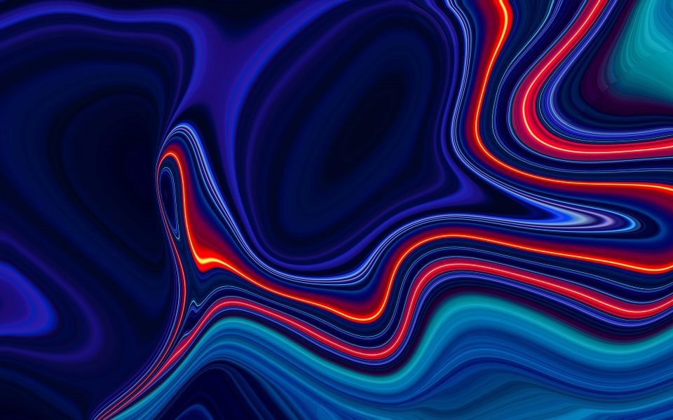 Download Flowing Lines Abstract Digital Art HD Wallpaper wallpaper