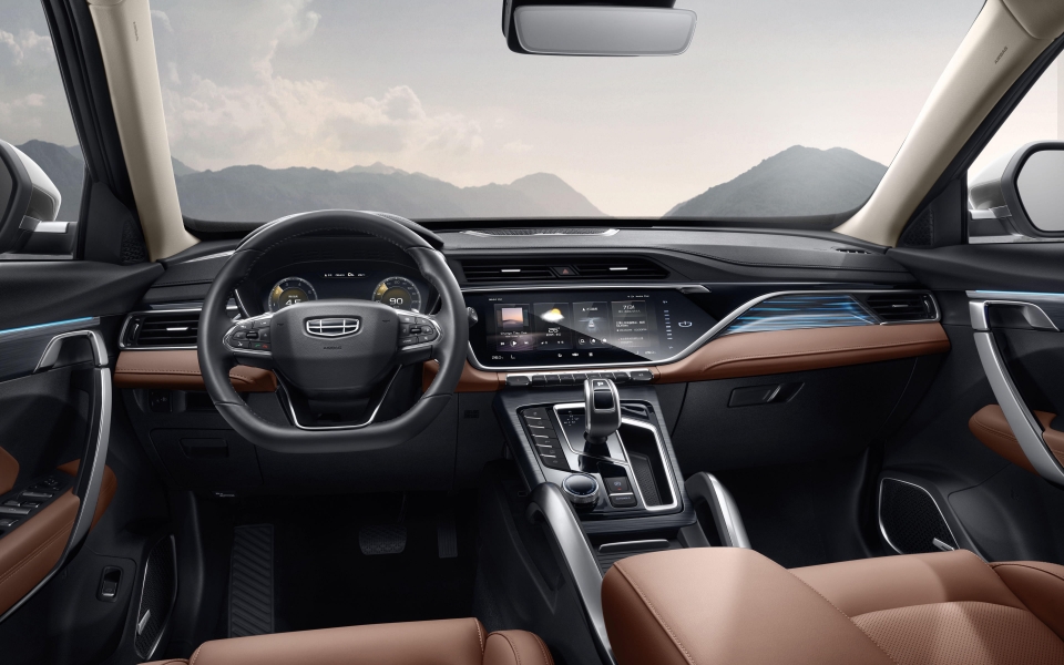 Download Geely Bo Yue Pro A Stylish and Innovative Interior Crossover HD Wallpaper wallpaper