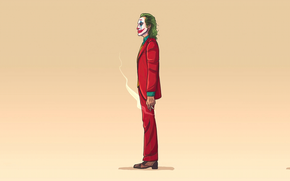 Download Joker Minimalism Superhero Art HD Wallpaper wallpaper
