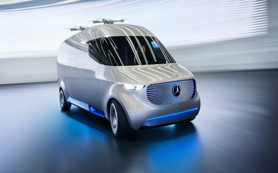 Download Mercedes-Benz Vision Van The Future of Minibuses Unveiled HD Wallpaper wallpaper