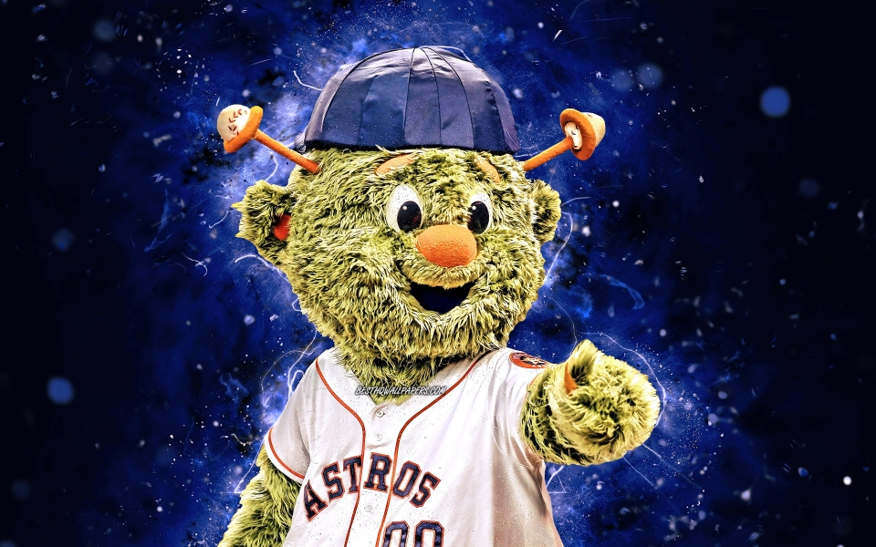 Download Orbit Mascot The Creative and Energetic Houston Astros Symbol HD Wallpaper wallpaper
