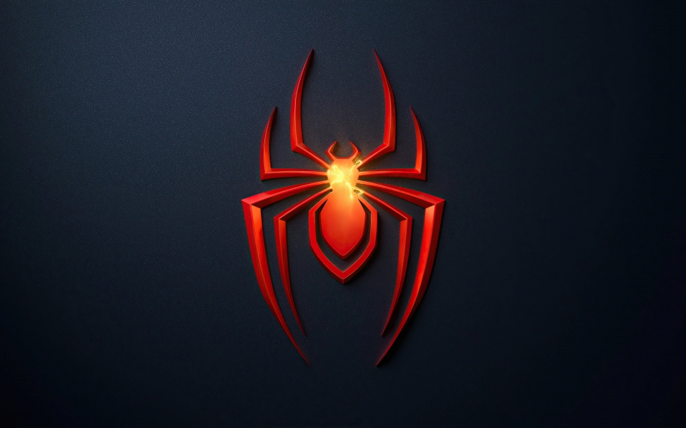 Download Spider Man Miles Morales PS5 Game Logo HD Wallpaper wallpaper