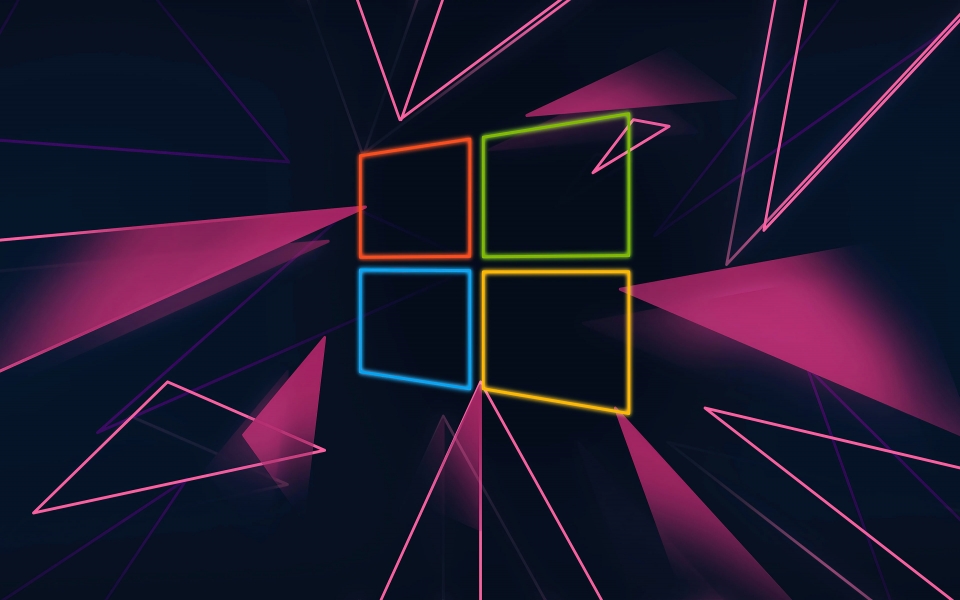 Download Windows Logo Shards A Captivating HD Wallpaper for Computer Enthusiasts wallpaper