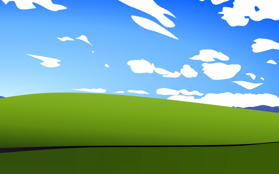 Download Windows XP Nostalgia Artistic Minimalist Landscape HD Wallpaper wallpaper