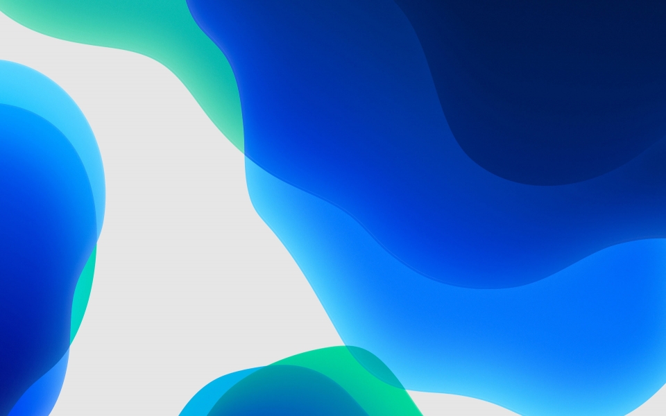 Download iOS 13 Blue Gradient Abstract HD Wallpaper wallpaper
