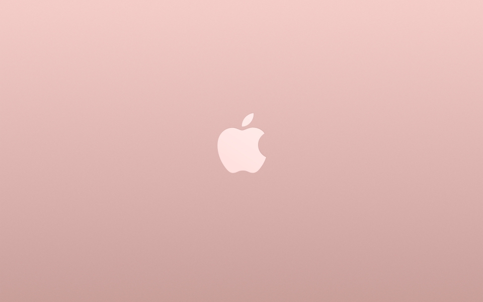 Download Minimalistic Pink Apple Logo Artwork HD Wallpaper wallpaper