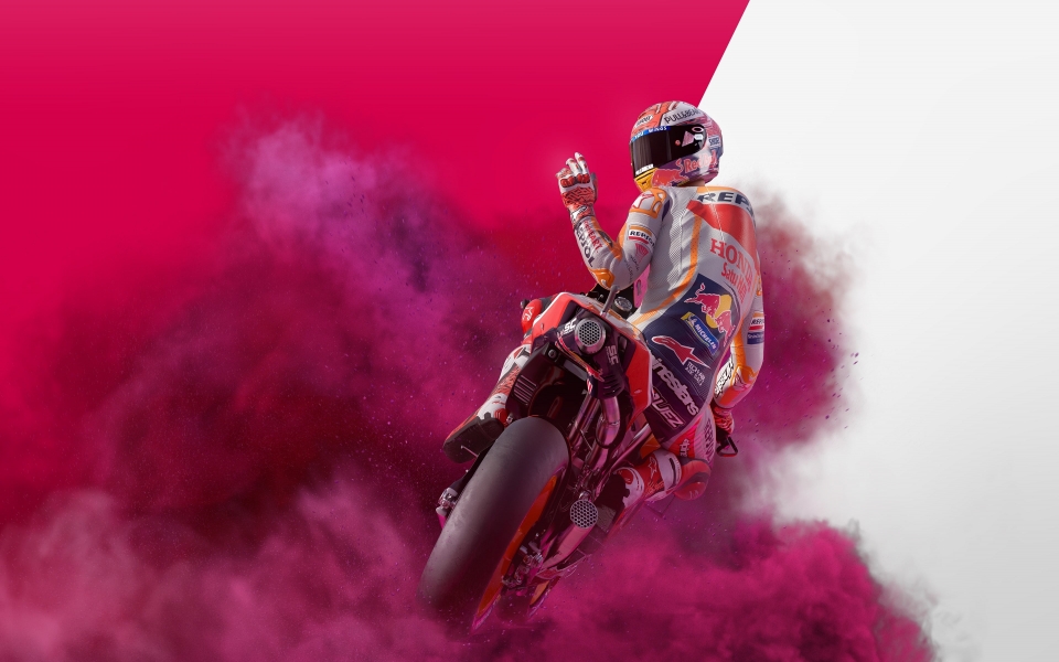 Download MotoGP 19 Thrilling Racing Action HD Wallpaper wallpaper