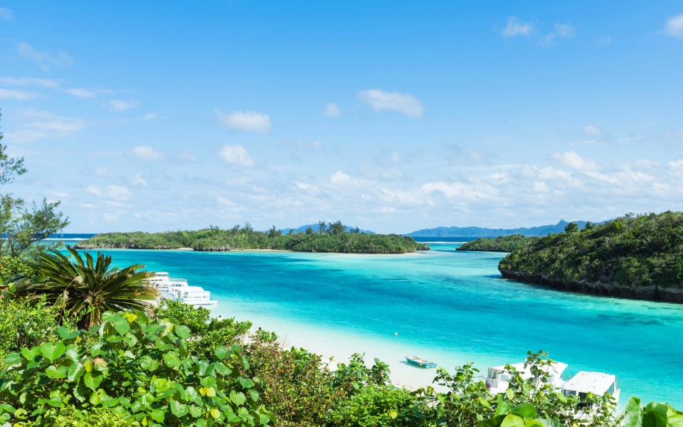 Download Okinawa Islands Summer Sea Lagoon HD 4K Wallpaper wallpaper