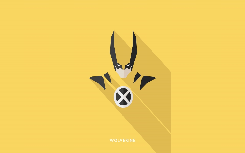 Download Sleek and Striking Wolverine Minimalist HD Wallpaper wallpaper