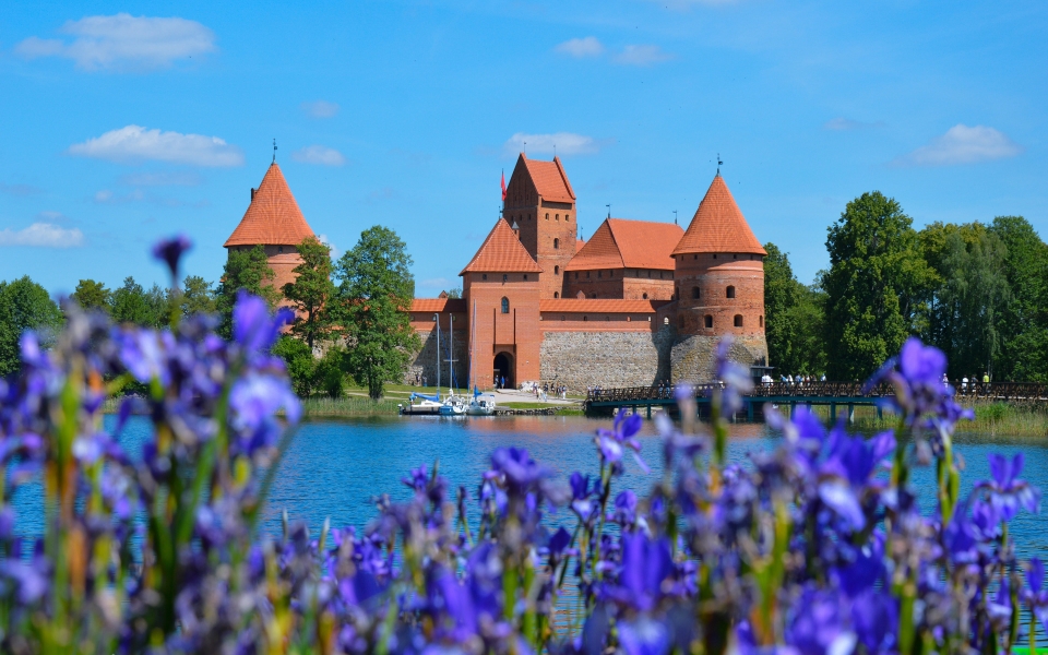 Download Trakai Island Castle Lithuania Travel HD Wallpaper wallpaper