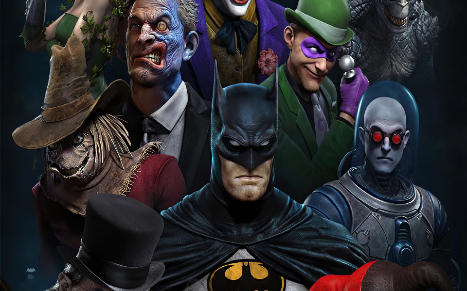 Download Batman The Animated Series Superheroes HD Wallpaper of Iconic Digital Art wallpaper
