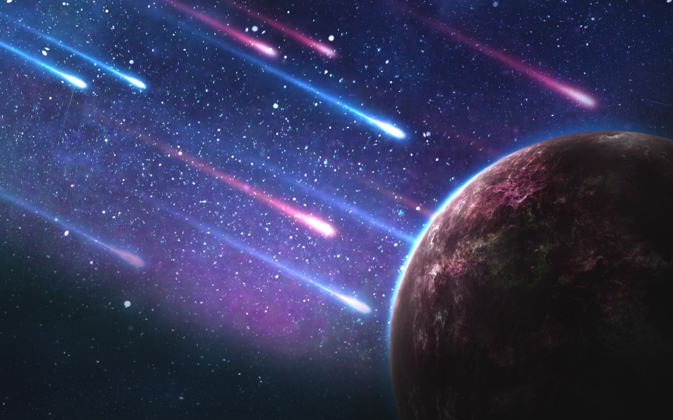 Download Stars in a Sci Fi Galaxy HD 4K 5K 6K Wallpaper wallpaper