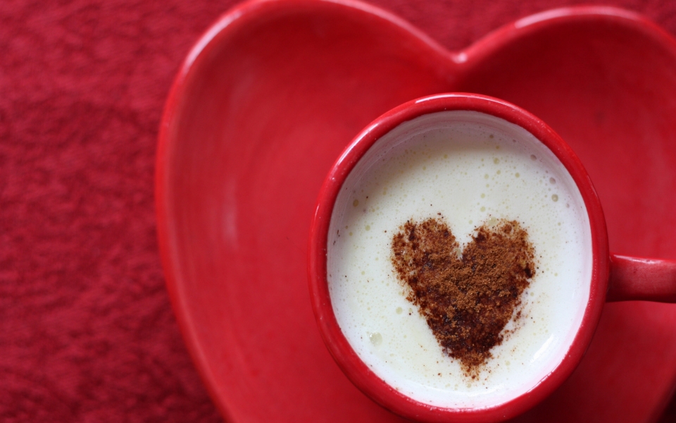 Download Love Brewed in Latte Art Heart Coffee 4K 5K 6K 7K 8K HD Wallpaper wallpaper