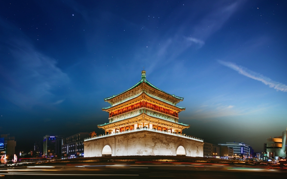 Download Majestic Xian Bell Tower HD Wallpaper in 4K 1920x2018 Resolution Free Download 2025 wallpaper