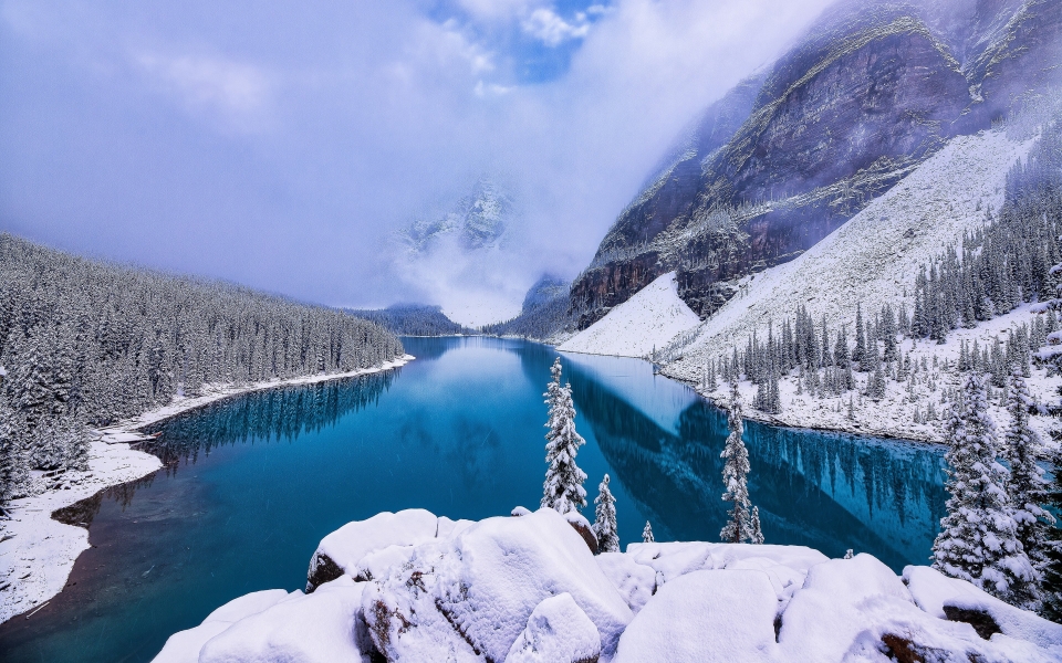 Download Mountain Winter Elegance Ultra HD Landscape 4K 5K 6K 7K 8K Wallpapers wallpaper
