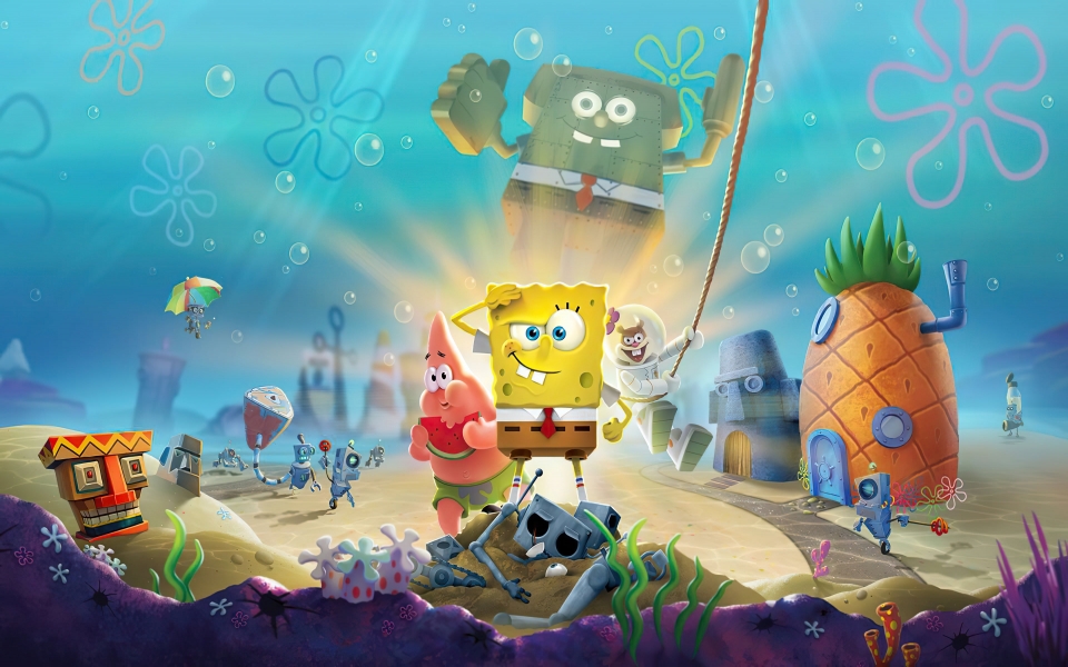 Download SpongeBob SquarePants Battle for Bikini Bottom HD 4K 2024 2025 Wallpaper wallpaper