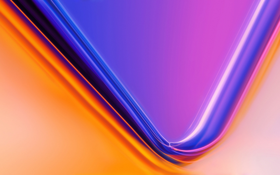 Download Purple Orange Abstract Design Poster 4K 5K 6K HD Wallpaper wallpaper