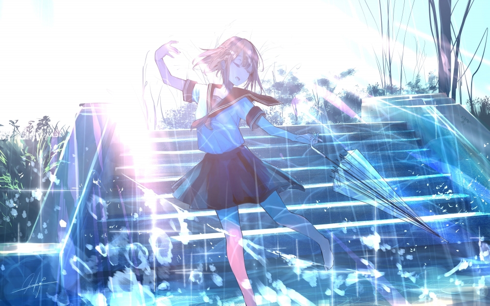 Download Anime Girl 2024 HD Wallpaper wallpaper