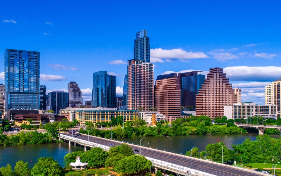 Download Summer Cityscapes of Austin Texas HD Wallpaper wallpaper