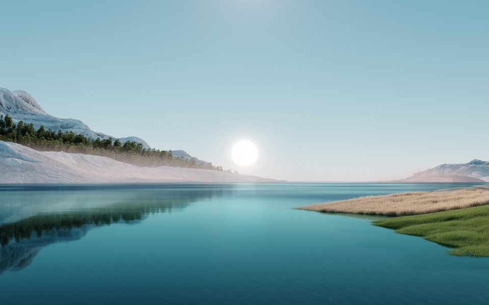 Download Earth Sunrise Landscape HD Wallpaper for Windows wallpaper
