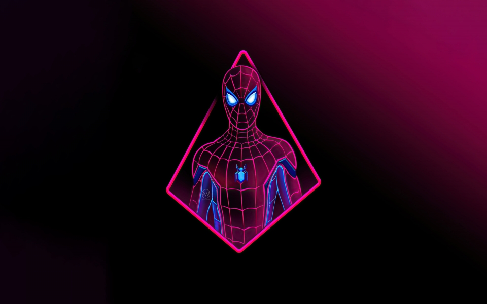 Download Neon Spiderman HD Wallpaper for PC Mac Android wallpaper