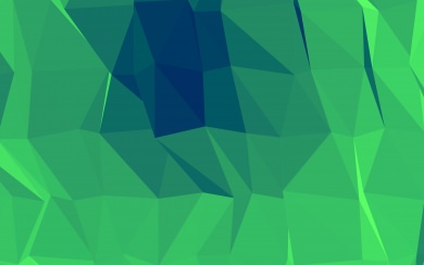 3d Green Triangles Pattern