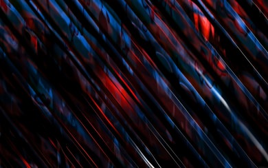 Abstract Red Blue 3d Light Lines