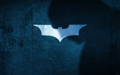 Batman Logo With Dark Knight Shadow