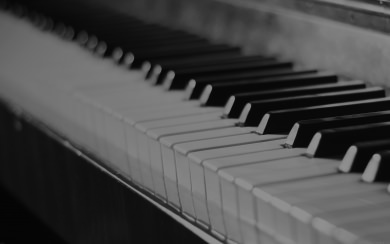 Black And White Musical Piano Keys