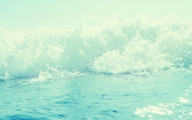 Blue Sea Water Crashing Waves
