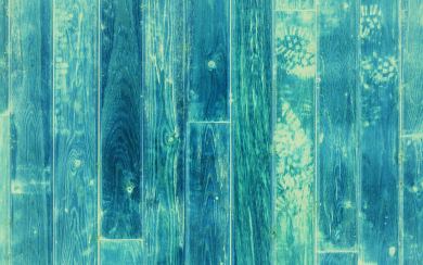Blue Wooden Floorboards