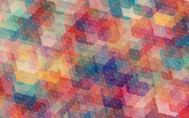 Bright Colourful Geometric Shape Patterns